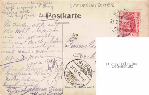 AK / Ansichtskarte Susten Innertkirchen Steingletscher