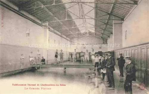 AK / Ansichtskarte Charbonnieres-les-Bains LYON 69 Rhone Etablissement Thermal la grande piscine