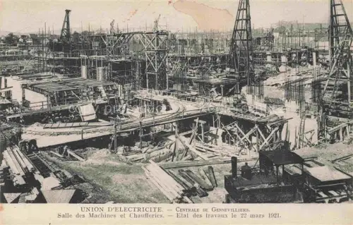 AK / Ansichtskarte Gennevilliers Nanterre 92 Hauts-de-Seine Union d'Electricité Salle des Machines et Chaufferies