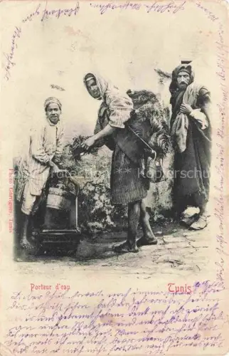 AK / Ansichtskarte TUNIS Tunesie Porteur d'eau