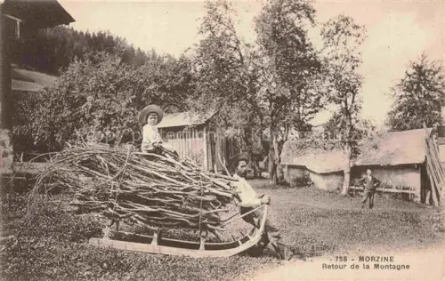 AK / Ansichtskarte Morzine Thonon-les-Bains 74 Haute-Savoie Retour de la Montagne