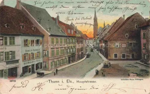 AK / Ansichtskarte Thann  ALsace 68 Haut-Rhin Hauptstrasse