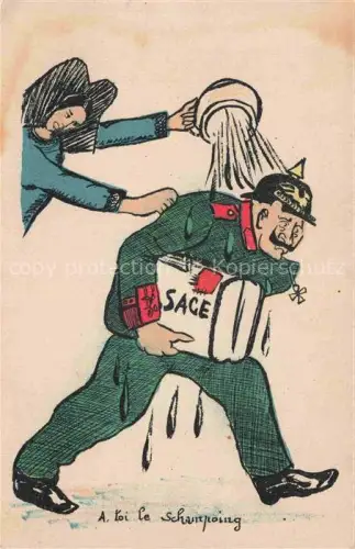 AK / Ansichtskarte ZISLIN Henri (1875-1958) Kuenstlerkarte Alsace Le Schampoing Kuenstlerkarte