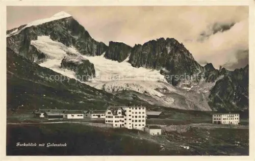 AK / Ansichtskarte Furka 2431m UR Furkablick mit Galenstock