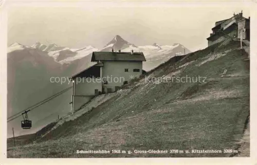 AK / Ansichtskarte Schmittenhoehe Zell am See AT mit Grossglockner und Kitzsteinhorn