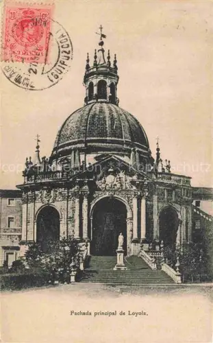AK / Ansichtskarte Loyola Santuario de Loyola Azpeitia ES Fachada principal de Loyola
