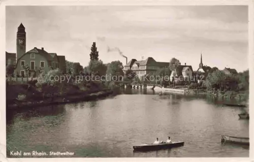 AK / Ansichtskarte Kehl  Rhein Baden BW Stadtweiher