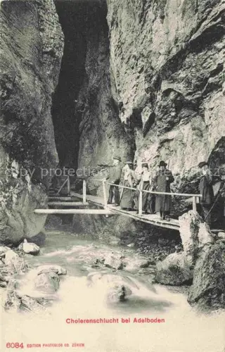 AK / Ansichtskarte Adelboden BE Cholerenschlucht