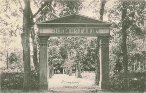 AK / Ansichtskarte Koenigsfeld  Baden Schwarzwald BW Gottesacker