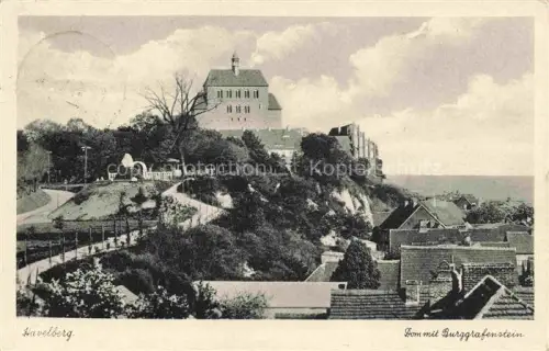 AK / Ansichtskarte Havelberg Stendal Sachsen-Anhalt Dom mit Burggrafenstein