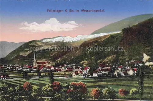 AK / Ansichtskarte Felleringen Fellering THANN 68 Haut-Rhin im Wesserlingertal Panorama