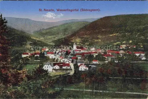 AK / Ansichtskarte St-Amarin Saint-Amarin Alsace 68 Haut Rhin im Wesserlingertal Panorama