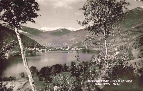 AK / Ansichtskarte Feld am See Villach Kaernten AT Alpenseebad Panorama