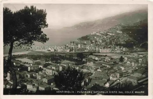 AK / Ansichtskarte VENTIMIGLIA Vintimille Liguria IT Panorama generale visto dal Colle Maure