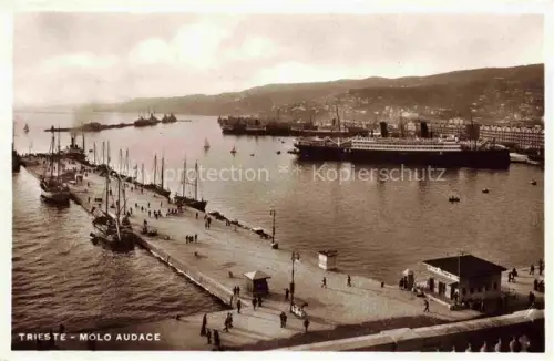 AK / Ansichtskarte TRIESTE Triest IT Molo Audace