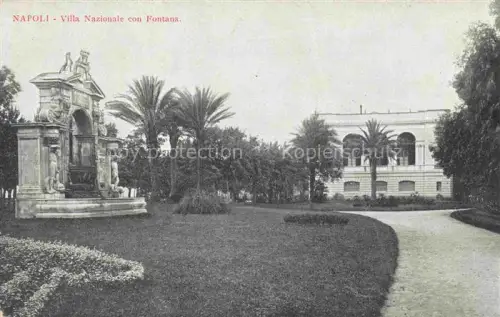 AK / Ansichtskarte NAPOLI Neapel Naples IT Villa Nazionale con Fontana