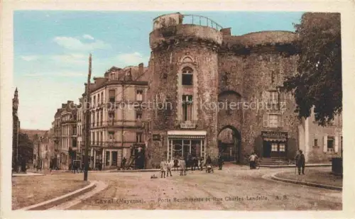 AK / Ansichtskarte LAVAL  53 Mayenne Porte Boucheresse et Rue Charles Landelle