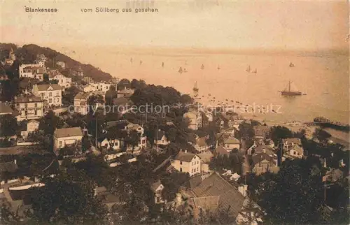 AK / Ansichtskarte Blankenese Hamburg Blick vom Suellberg