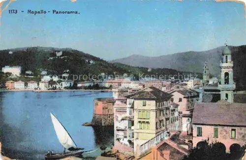 AK / Ansichtskarte RAPALLO Liguria IT Panorama
