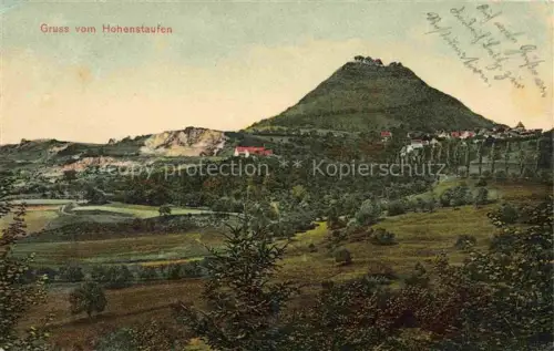AK / Ansichtskarte Hohenstaufen 684m Goeppingen BW Panorama