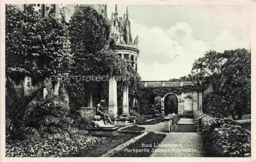 AK / Ansichtskarte Bad Liebenstein Thueringen Parkpartie Schloss Altenstein