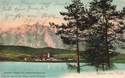 AK / Ansichtskarte Seefeld Tirol AT mit Wettersteingebirge