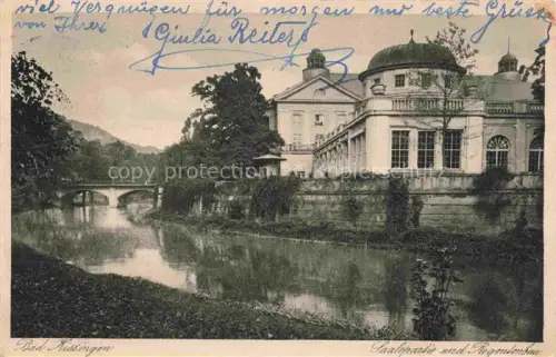 AK / Ansichtskarte BAD KIssINGEN Saalepartie und Regentenbau