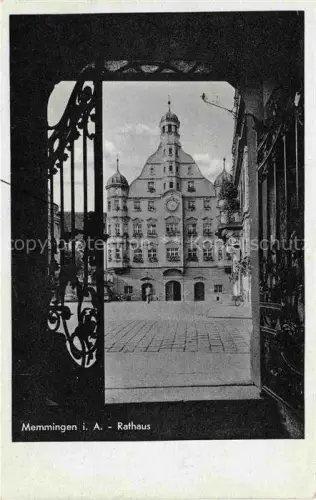 AK / Ansichtskarte Memmingen Bayern Rathaus
