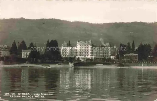 AK / Ansichtskarte Stresa Borromeo Lago Maggiore IT Regina Palace Hotel