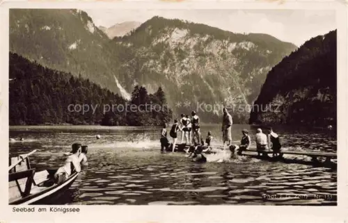 AK / Ansichtskarte Koenigssee-Muehlleiten Schoenau Berchtesgaden Seebad Panorama