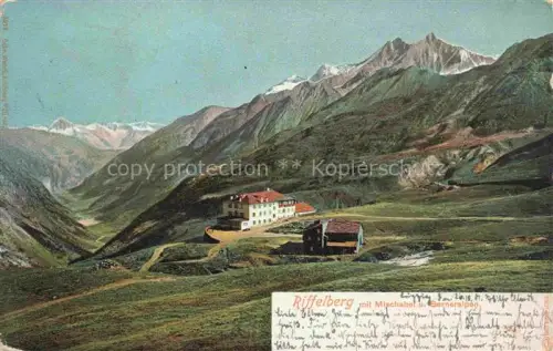 AK / Ansichtskarte Riffelberg Matterhorn Zermatt VS mit Mischabel und Berneralpen