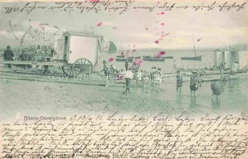 AK / Ansichtskarte Oevelgoenne Altona Neumuehlen HAMBURG Strandleben