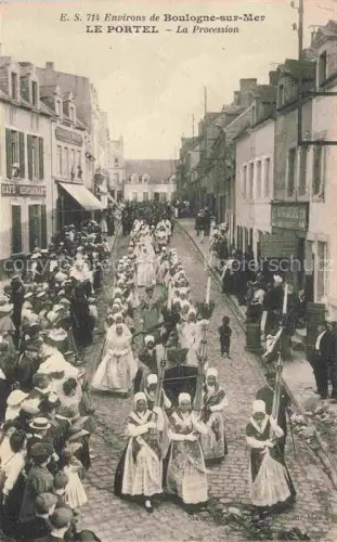 AK / Ansichtskarte Le Portel Boulogne-sur-Mer 62 Pas-de-Calais La Procession