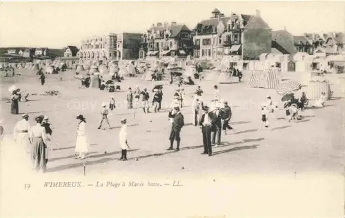 AK / Ansichtskarte WIMEREUX Boulogne-sur-Mer 62 Pas-de-Calais La plage à marée haute