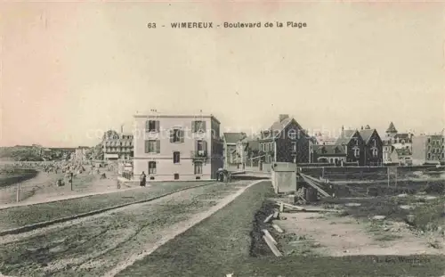 AK / Ansichtskarte WIMEREUX Boulogne-sur-Mer 62 Pas-de-Calais Boulevard de la plage