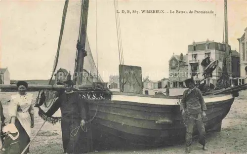 AK / Ansichtskarte WIMEREUX Boulogne-sur-Mer 62 Pas-de-Calais Bateau de Promenade
