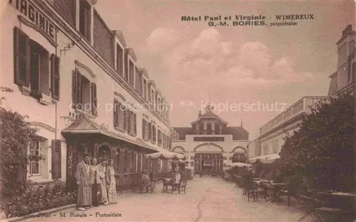 AK / Ansichtskarte WIMEREUX Boulogne-sur-Mer 62 Pas-de-Calais Hôtel Paul et Virginie