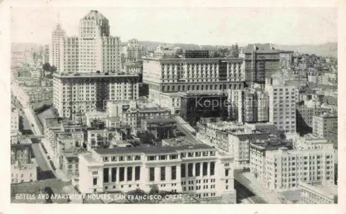 AK / Ansichtskarte SAN FRANCISCO California USA Hotels and Apartment Houses