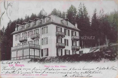 AK / Ansichtskarte Les Rasses Grandson VD Hôtel du Mont Blanc