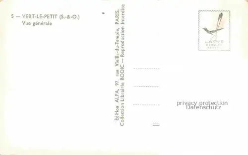 AK / Ansichtskarte Vert-le-Petit EVRY 91 Essonne Vue générale aérienne
