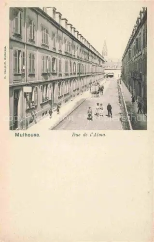 AK / Ansichtskarte MULHOUSE Muehlhausen 68 Alsace Rue de l'Alma