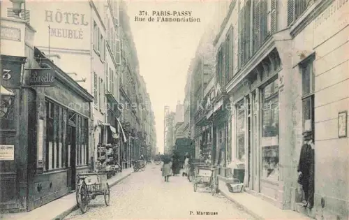 AK / Ansichtskarte Passy PARIS Rue de l'Annonciation