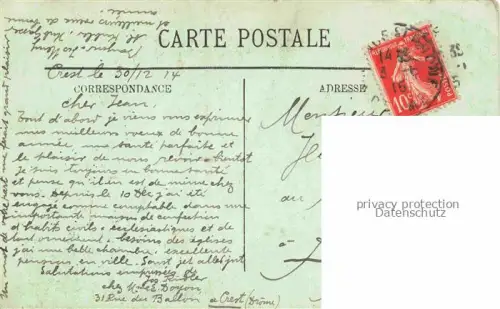 AK / Ansichtskarte Crest DIE 26 Drome Rue du Pont