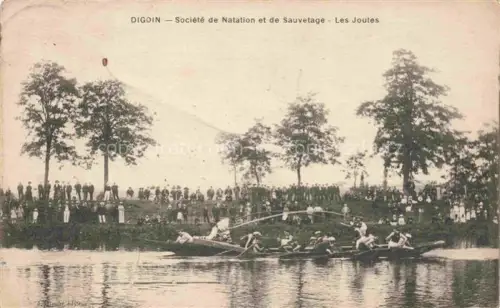AK / Ansichtskarte Digoin Charolles 71 Saone-et-Loire Société de Natation et de Sauvetage Les Joutes