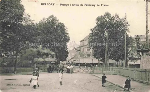 AK / Ansichtskarte BELFORT 90 Passage à niveau du Faubourg de France