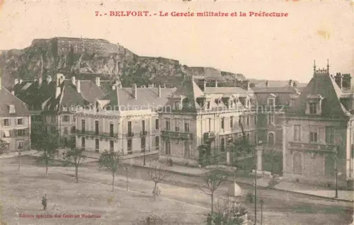 AK / Ansichtskarte BELFORT 90 Le Cercle militaire et la Préfecture