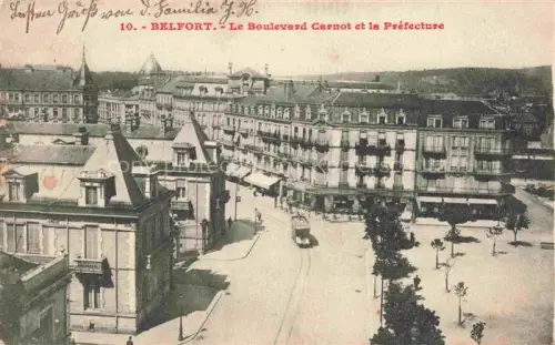 AK / Ansichtskarte BELFORT 90 Boulevard Carnot et la Préfecture
