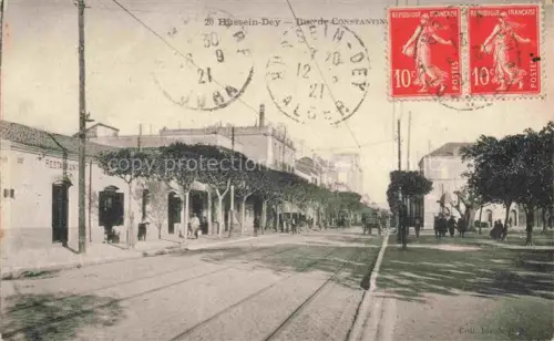 AK / Ansichtskarte Hussein-Dey ALGER Algerie Rue de Constantine