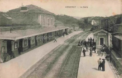 AK / Ansichtskarte Annonay Tournon 07 Ardeche La gare Bahnhof