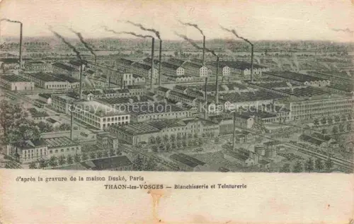 AK / Ansichtskarte Thaon-les-Vosges Epinal 88 Vosges Industrie Blanchisserie et Teinturerie Illustration
